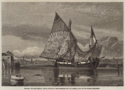 Bagozzo, off the Arsenal, Venice, Murano in the Distance by Edward William Cooke